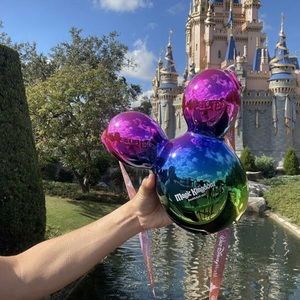 Walt Disney World 50th Anniversary Magic Kingdom Mickey Balloon Popcorn Bucket